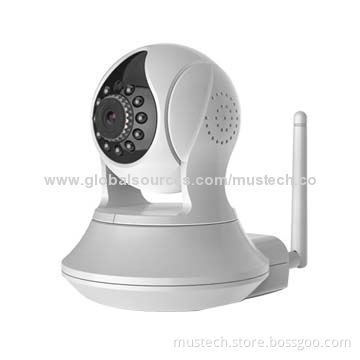 Wireless IP Camera, 720P, P2P, Plug-and-play Function with Micro-SD Slot